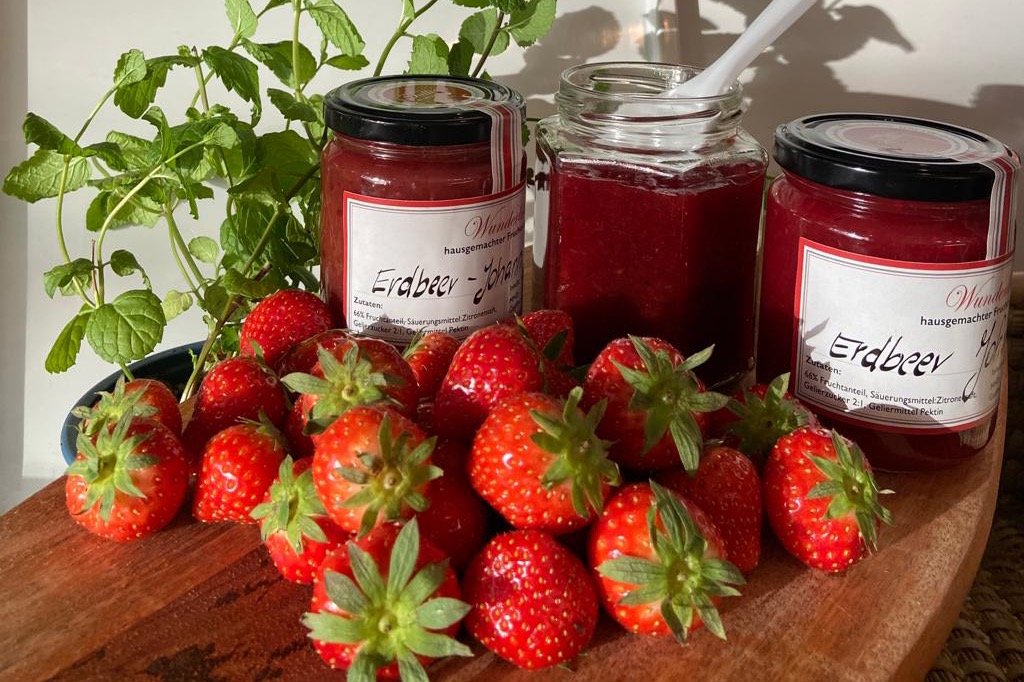 hausgemachte Marmeladen